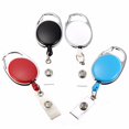 thumbnail image 2 of Retractable Recoil ID Badge Lanyard Name Tag Key Card Holder Chain Reel, 2 of 6