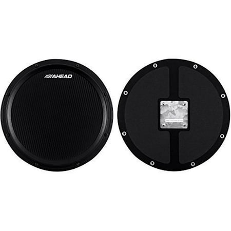 Ahead S-Hoop Marching Practice Pad with Snare Sound Black, Black 14