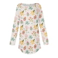 thumbnail image 5 of Pxiakgy Hauts de Pâques pour Femmes en Solde, Chemise à Manches Longues Imprimée Œuf de Pâques et Lapin Col Rond Décontracté Chandail en Molleton Printemps Pâques Lapin Œuf de Pâques Col Rond Ample Décontracté, 5 of 5