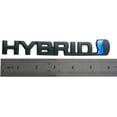 thumbnail image 3 of 2pcs Hybrid Emblem, 3D Metal Logo Letters Badge, Car Side Mudguard Rear Trunk Emblem Decals, 3 of 6