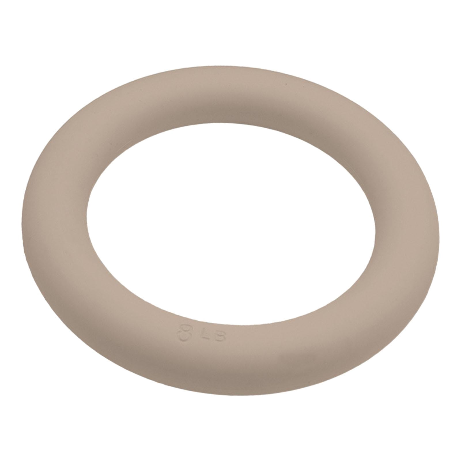 Dualoai Power Ring 8lbs Ergonomic Kettlebell for Home Fitness Core Training Aerobics light brown