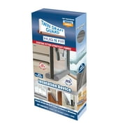 Twin Draft Guard Hug N Fit Door Draft Stopper, Year Round Insulation, Stretchable Fabric, Gray