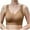 Khaki, variant on Wdgfv Seamless Jelly Bras for Women - Full Coverage Wireless Bra with Support and Lift for Older White L