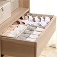thumbnail image 4 of Gowinsee 8 Pcs Pure Hessian Drawer Organiser, Drawer Organizer for Underwear Fabric Dresser Storage Bins Socks Underwear Drawer Organizer, 4 of 6
