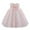 Pink, variant on Flower Girl Dress For Wedding A Line Formal Dress Infant Bowknot Mesh Sleeveless Birthday Party Pageant Ball Gown Dresses For Baby Girl Beige Size 6-12 Months
