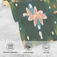 thumbnail image 5 of Yayeee 2 Pack Hand Towels for Bathroom 100% Cotton 16" x 28" Soft Absorbent Kitchen Towel, Pink Geometric Flowers, 5 of 7