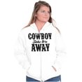 thumbnail image 3 of Cowboy Take Me Away Country Music Zip Hoodie Sweatshirt Women Brisco Brands S, 3 of 5