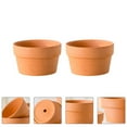 thumbnail image 3 of PENGXIANG 2Pcs Cactus Plant Containers Garden Bonsai Terracotta Pots with Drainage Hole, 3 of 6
