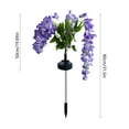 thumbnail image 3 of JingChun 1 Pack Solar Wisteria Flower Lights, Waterproof Solar Lights Outdoor for Garden, Patio, Yard Decoration, 3 of 6