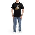 thumbnail image 5 of CafePress - Sitting Bulldog Men's Dark Pajamas - Men's Dark Loose Fit Cotton Pajama Set, 5 of 7