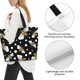 thumbnail image 3 of Balery Honey Bees at Night Bolsa Tote Estilo Estético con Cremalleras, Bolsa de Hombro, Bolsa de Compras Grande y Plegable, 3 of 8