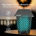 thumbnail image 5 of Sunderwell Electric Bug Zappers,20W Outdoor & Indoor Blue Light Pest Control Lantern for Mosquitoes,Flies, Gnats,Pests & Other Insects (Black - 1 Pack), 5 of 5