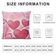 thumbnail image 5 of BANET Pillow Sham, Valentines Day Themed Floral Arrangement , Decorative Standard King Size Printed Pillowcase White, 5 of 5