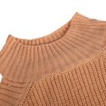 thumbnail image 1 of Suéter De Punto Suelto Con Hombros Descubiertos Y Manga Larga Con Cuello Alto Para Mujer De Invierno (S)-186126.05 Likrtyny Mujer, 1 of 7
