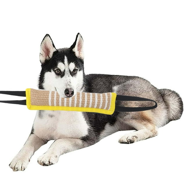 Dog Tug Toy, Linen Interactive Puppy Training Tug Toy Puppy Training Equipment for Small Medium Dog Puppy Interactive Playing Fetch