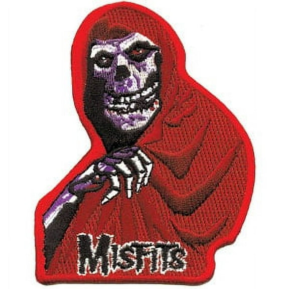 Misfits Men's Red Fiend Embroidered Patch Red