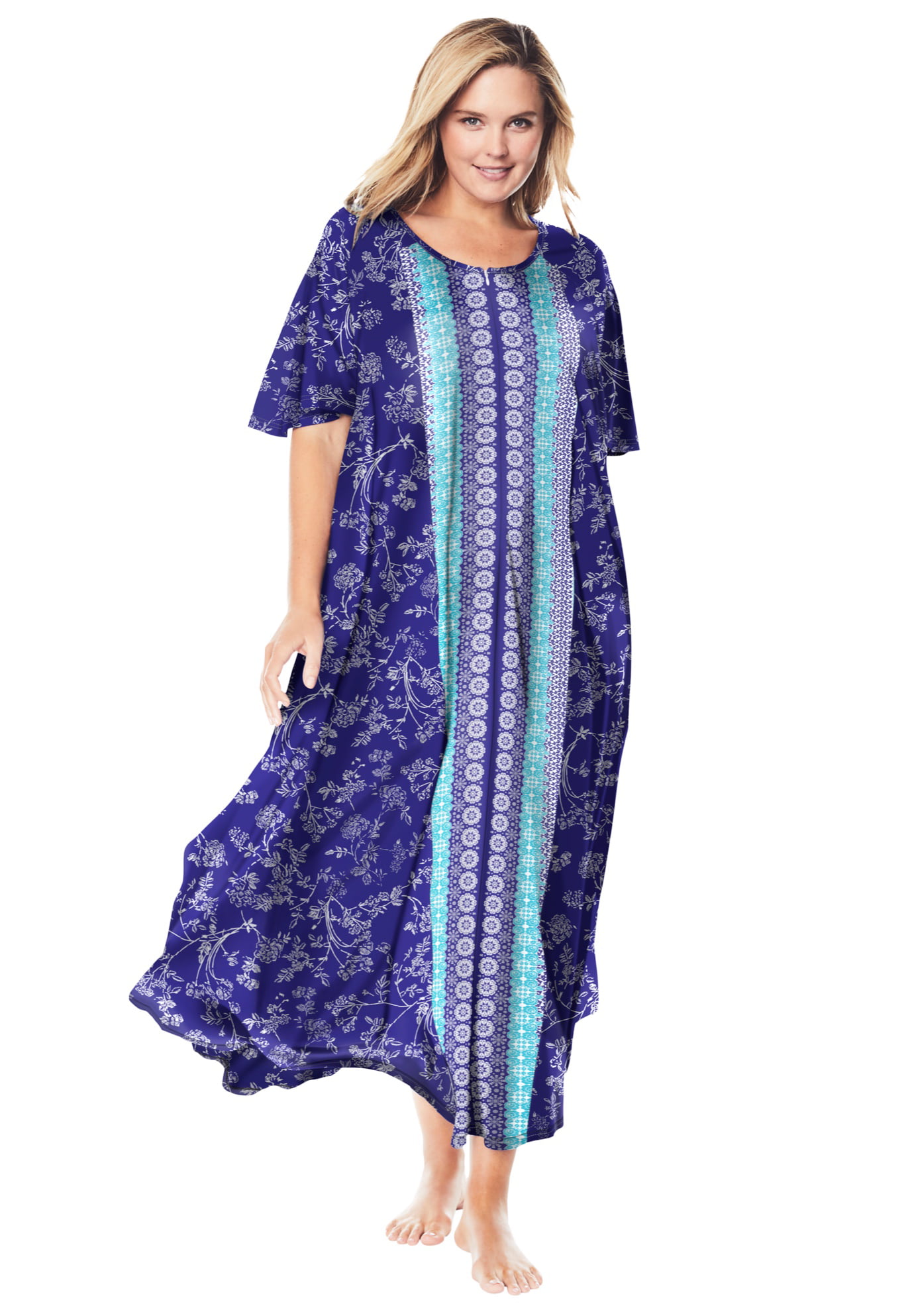 Only Necessities - Only Necessities Women's Plus Size Sweeping Printed ...