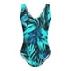 thumbnail image 4 of Impresión de Verano de Bikini de Corte Alto de Mujer con Cojín de Pecho sin Soporte de Acero, Traje de Baño de Bikini de Correa sin Espalda Sexy, 4 of 6