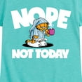 thumbnail image 3 of Garfield - Nope Not Today - Toddler & Youth Girls Short Sleeve Graphic T-Shirt, 3 of 5
