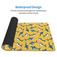 thumbnail image 3 of Naloa Shark Print Gaming Mouse Pad Large Mouse Mat Long Extended Desk Pad Non-Slip Rubber Mice Pads Stitched Edges Thin Pad (16x29.5 Inch), 3 of 8