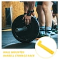 thumbnail image 3 of HONMEET Barbell Holder Hook for Home Gym Sleek Design PP Yellow 1 Set, 3 of 8
