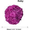 thumbnail image 2 of YWC-2PCS Natural Raw Rough Ruby Crystal Healing Crystal for Meditation Chakra Balance Tumbling Polishing Fountain Garden Decor DIY, 2 of 4