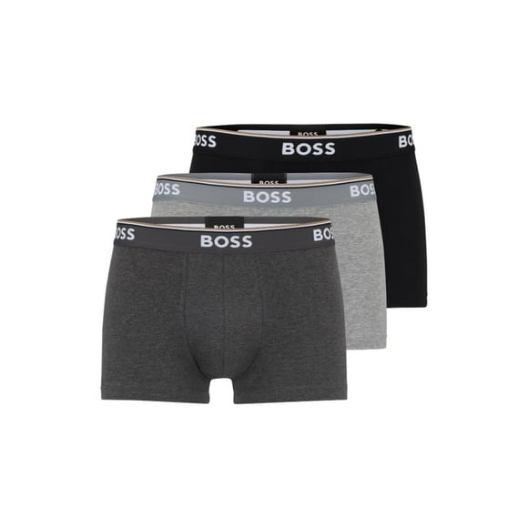 Trunk BOSS Hugo para hombre, paquete de 3 unidades, algodón/elastano, gris/carbón/negro