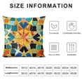 thumbnail image 5 of Ullo0ord Colorful Geometric Pattern，Throw Pillow Covers Decorative Throw Pillow Case Printed Cushion Cover for Sofa Couch Home Decor,Multicolour White, 5 of 5