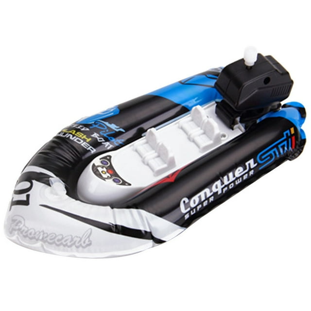 Bath Toy Wind up Interactive Inflatable Funny Boat Bathtub Toy Floating Toy