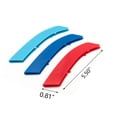 thumbnail image 3 of Xotic Tech 3pcs Exact Fit M-Colored Sporty Grille Kidney Insert Trims for BMW 3 Series E92 E93 2005-2009 (14 beam bars), 3 of 8