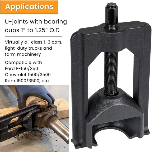 10105 U-Joint Puller Press Removal Tool 1.0" to 1.25" For Car Light Duty Truck