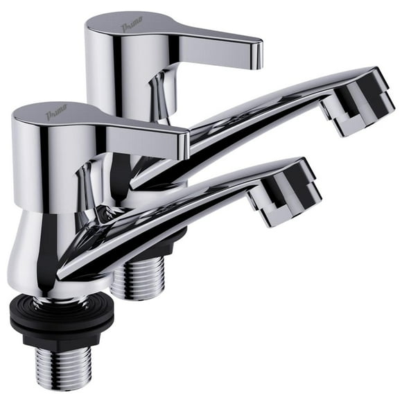 Juego de Llaves Individuales para Lavabo, ABS, Manerales de Palanca, Primo Basi-k, IUSA