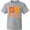 AC-Heather Grey, variant on Be Kind Logo in Orange Youth T-Shirt