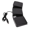 thumbnail image 4 of Computer Foot Pedal, Three Keys USB Foot Pedal Mechanical Switch Ergonomic Comfortable  MIDI Function ABS Material  For Playing Games For Instrument Control, 4 of 8