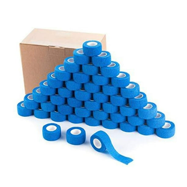 Vendaje de cinta de envoltura no tejido elástico autoadhesivo médico de 20 rollos (negro) Likrtyny Para estrenar