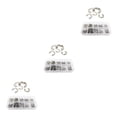 thumbnail image 4 of QualitChoice 580pcs Professional Retaining Rings Convenient External Circlip Good Fixation Lightweight Snap Ring Hardware Assorted Kits Sliver 3Set, 4 of 6