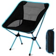 thumbnail image 1 of Chaise de Camping Pliante Portable Ultra-Légère Compacte avec Sac de Transport pour Randonnée, BBQ, 1 of 5