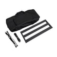 thumbnail image 1 of Tablero de pedales de efectos de guitarra con bolsa de transporte Bolsa para tablero de pedales Pedalera de efecto de metal multifunción resistente , M M, 1 of 8
