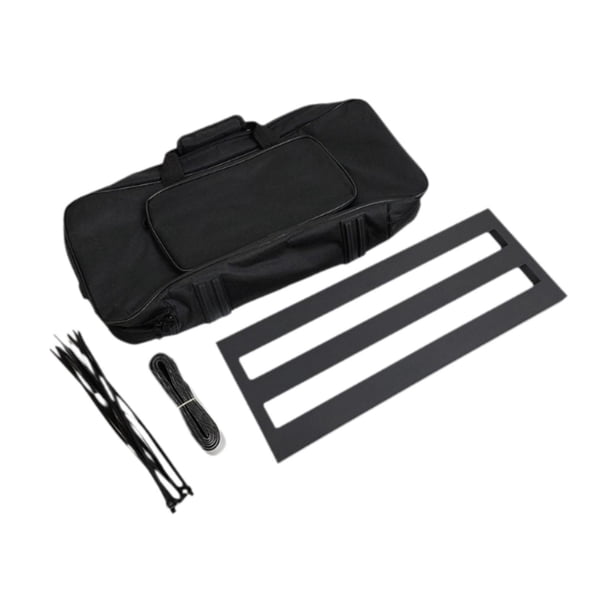 Pedal de efectos de guitarra Pedalboard Pedalboard estable con bolsa de almacenamiento Bajo compacto M