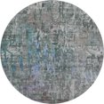 thumbnail image 2 of Addison Rugs Mayfield Premium Machine Washable Transitional Modern Fern Round Rug, 8' x 8', 2 of 5