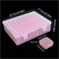 thumbnail image 3 of Clear Multipurpose Sturdy Plastic Desktop Storage Box with 30 Sections Accessory for Home Organization Household Use, 3 of 8