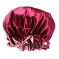 thumbnail image 4 of Reversible Bonnet Night Sleep Cover Night Sleep Hat Soft Red, 4 of 5