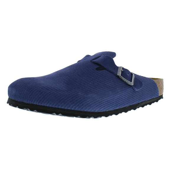 Birkenstock Boston BS Suede Unisex Shoes Size 10, Color: Corduroy Indigo