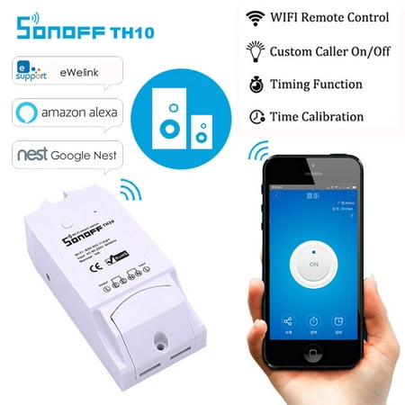 2019 Sonoff TH10 Temperature Humidity Monitoring WiFi Smart Switch Smart