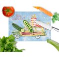 thumbnail image 2 of Carolines Treasures CK2448LCB Merry Christmas Champagne Cockapoo Glass Cutting Board - Large, 2 of 2