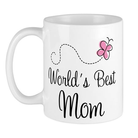 CafePress - World's Best Mom Mug - Unique Coffee Mug, Coffee Cup (World's Best Teacher Coffee Mugs)