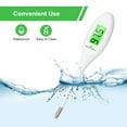 thumbnail image 4 of Easy@Home Digital Oral Thermometer, 8-Second Fast Reading, Backlit LCD Display with Fever Alarm, White, 4 of 11