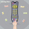 thumbnail image 4 of Juguete de control remoto musical para TV para niños con luz y sonido, juguete remoto de aprendizaje de educación temprana para niños o niñas de 6 meses o más, 4 of 8