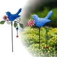 Birds Metal Decorative Garden Stakes 14.2 Inch Bird Garden Stakes Metal
