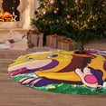 thumbnail image 6 of Lsque Pikmin Print Christmas Tree Skirt, Tree Skirt with Ties or Velcro, Perfect for Holiday Decorations, Halloween, and New Year-48", 6 of 7